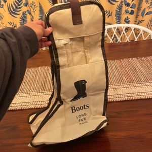 Boot cover storage bag